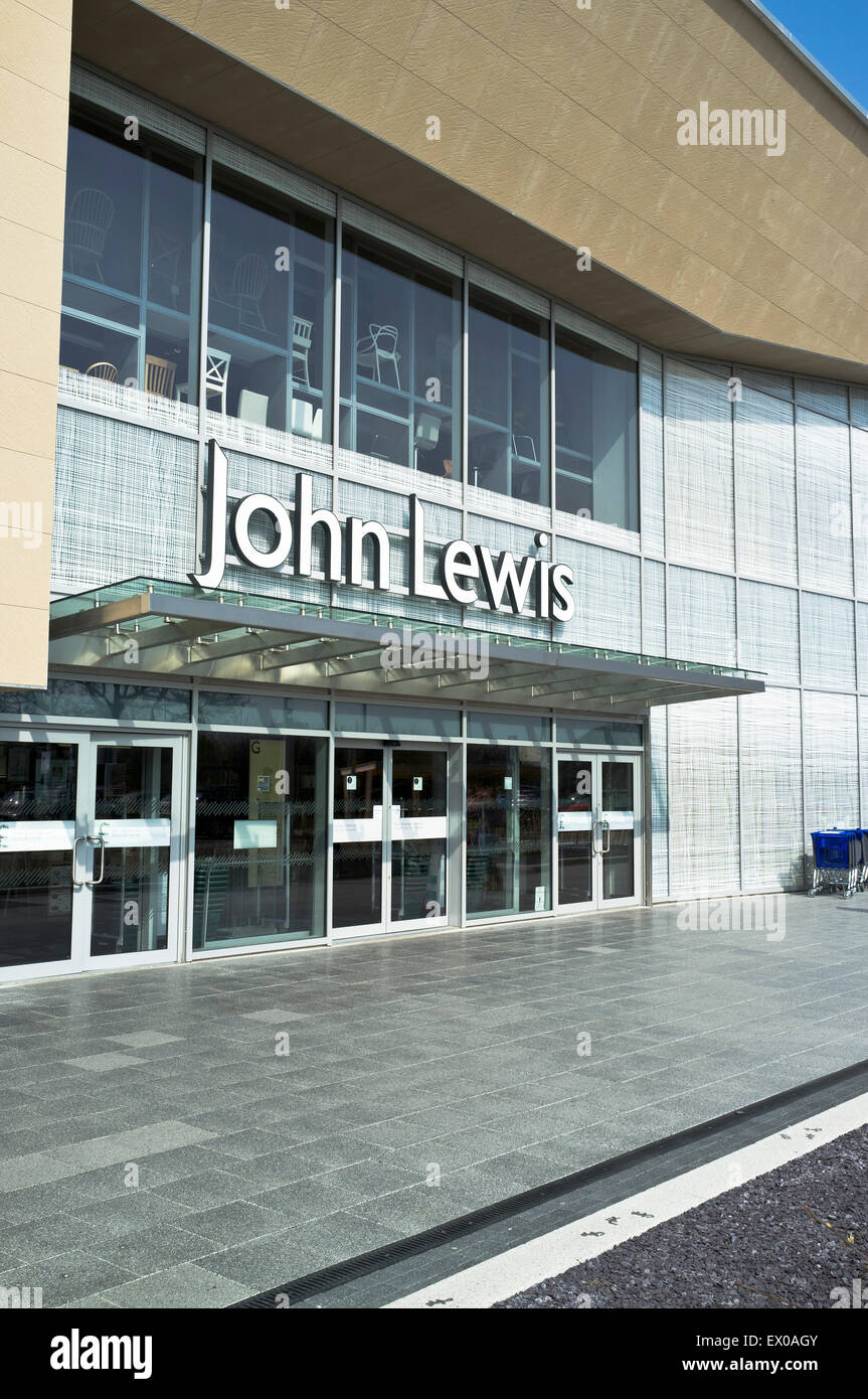 dh John Lewis-Shop SHOP UK John Lewis Shop bei Retail Park Mönche Cross York Shopping Center außen Stockfoto