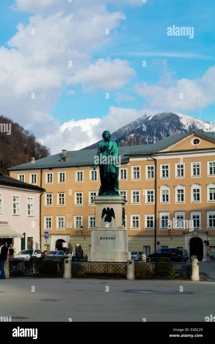 MozartStatue, Mozartplatz, Altstadt, Altstadt, Salzburg, Österreich