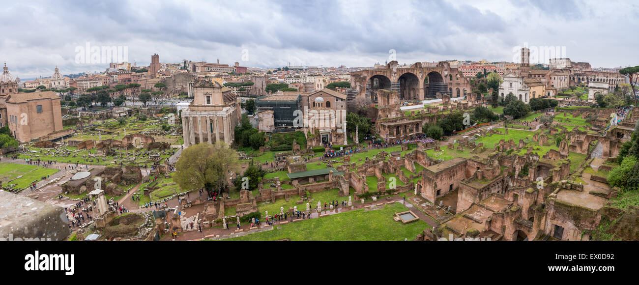 Palatin-Panorama Stockfoto