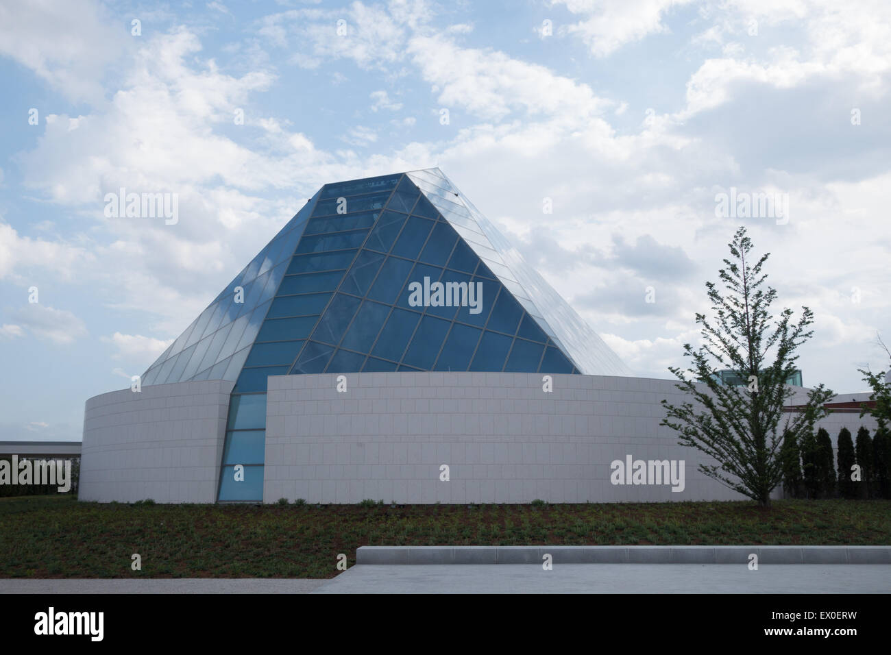 Ismaili Centre Toronto Ontario Kanada gegenüber Aga Kham museum Stockfoto