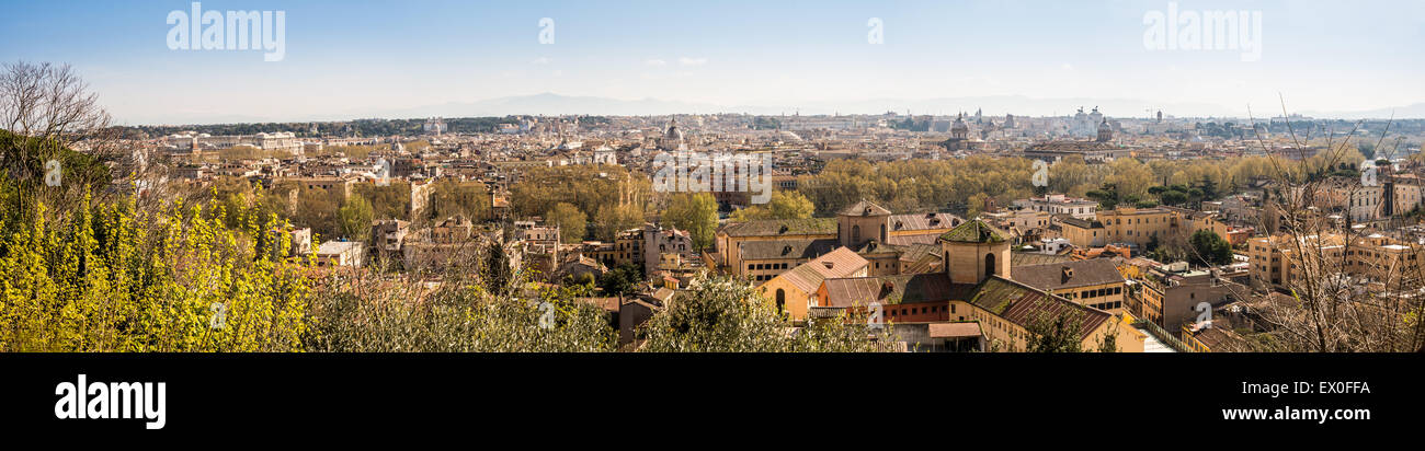 Rom-panorama Stockfoto