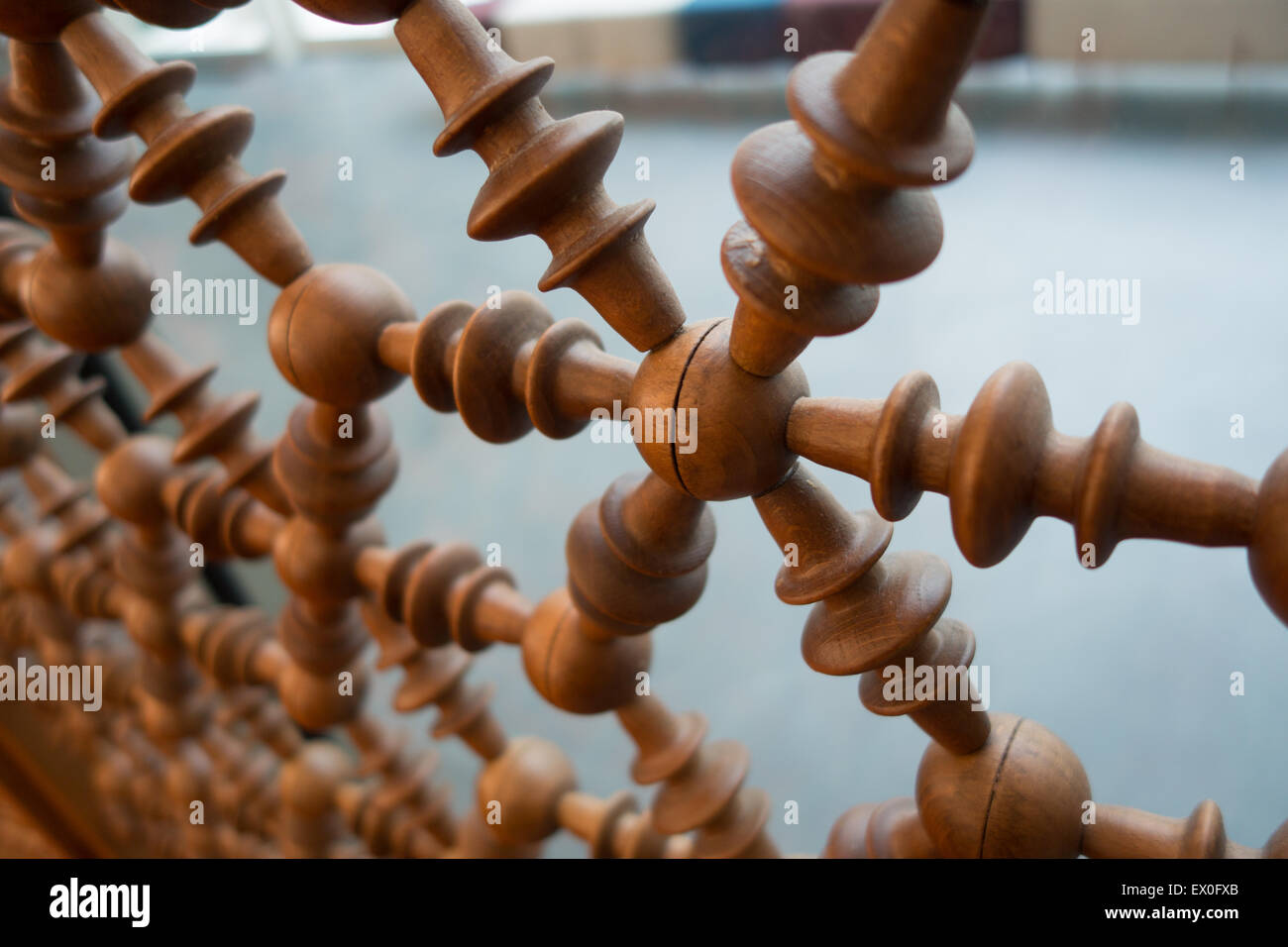 Holz Dekoration im Inneren Aga Khan museum Stockfoto