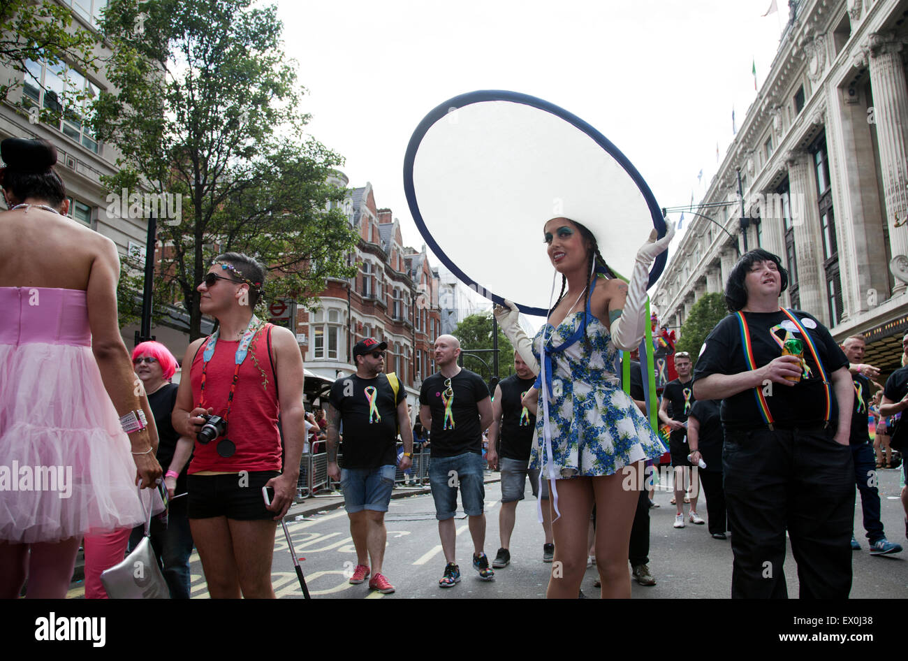 Gay-Pride-Parade 2015 - London-UK Stockfoto