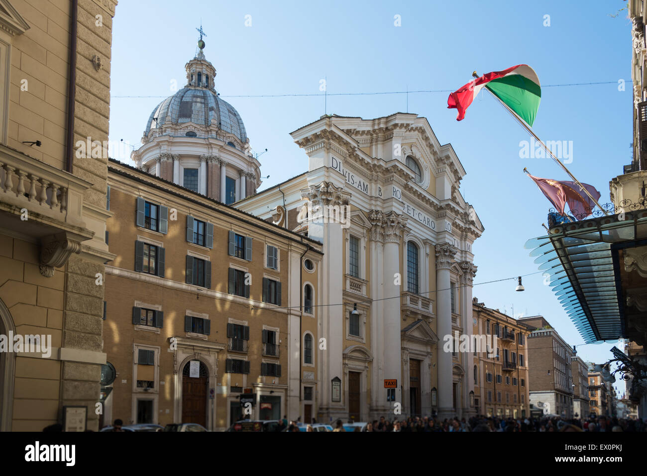 San Carlo al Corso Stockfoto