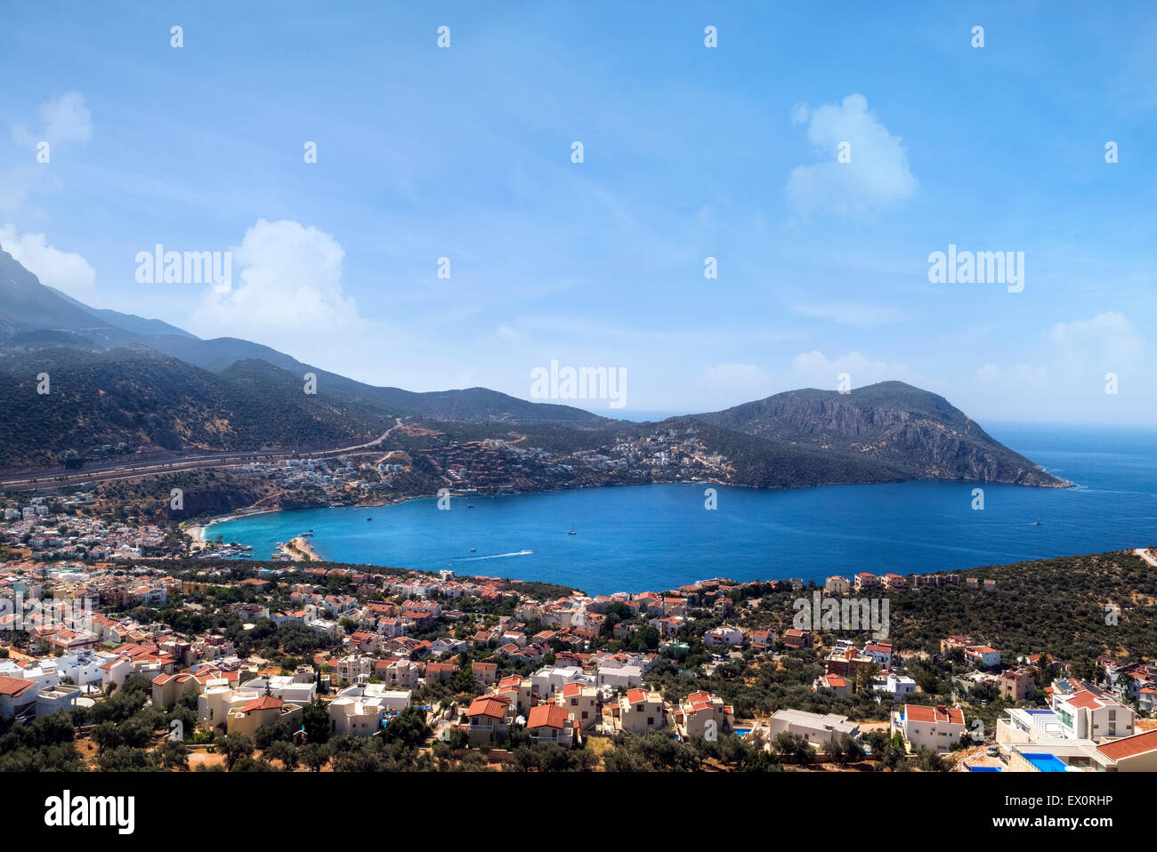Kalkan, Mittelmeer, Antalya, Türkei Stockfoto