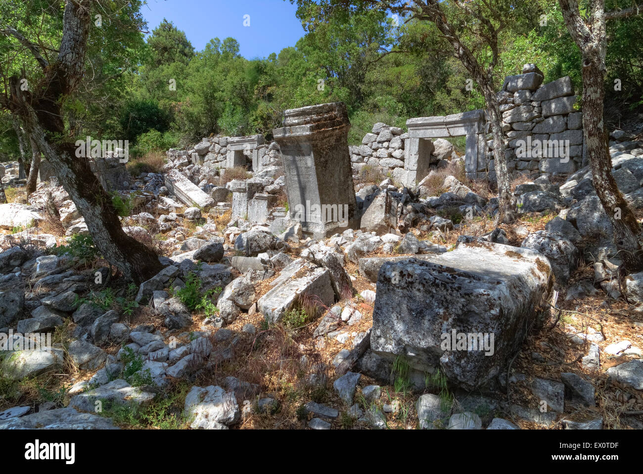 Pisidien Termessos, Antalya, Türkei Stockfoto