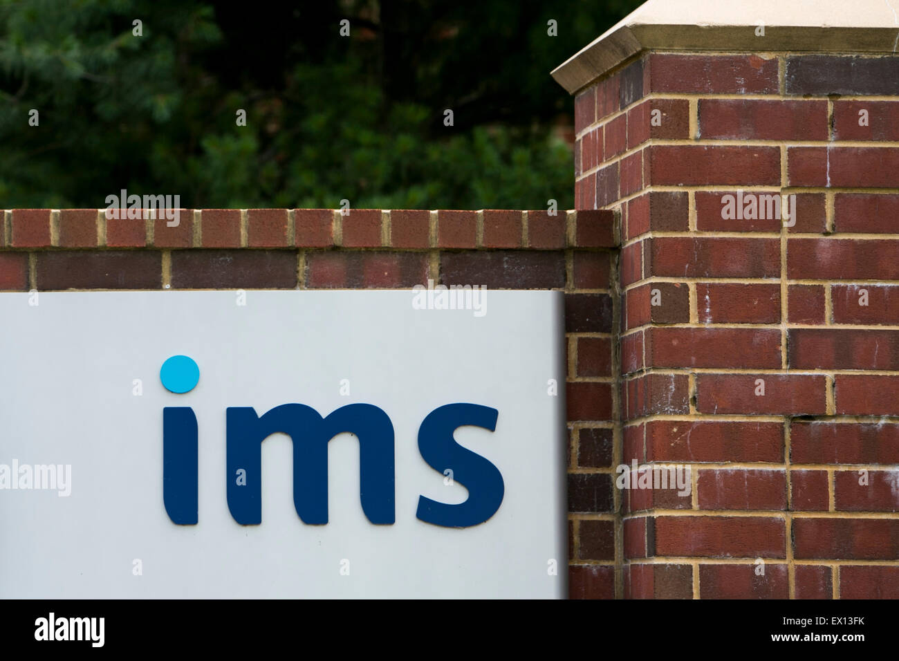 Ein Logo Zeichen außerhalb einer Einrichtung von IMS Health in Collegeville, Pennsylvania besetzt. Stockfoto