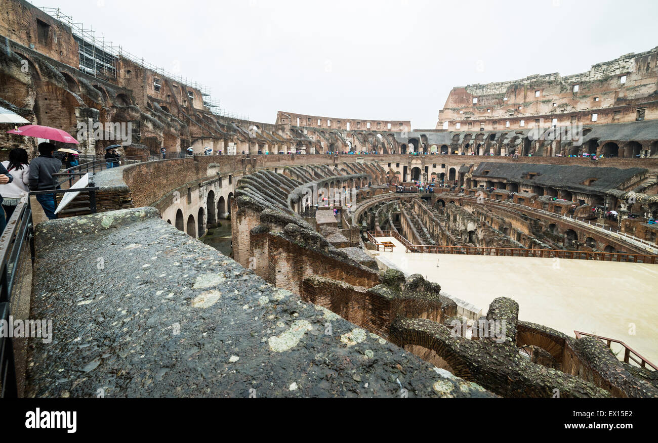 Kolosseum in Rom Stockfoto