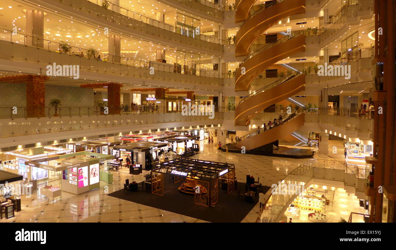 Moderne Shopping Center Shanghai China Stockfoto