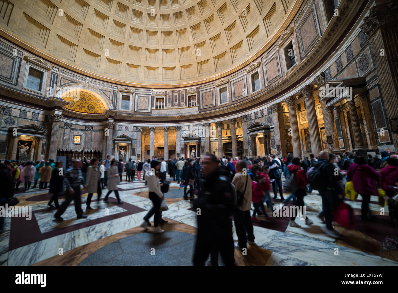 Pantheon - Interieur Stockfoto