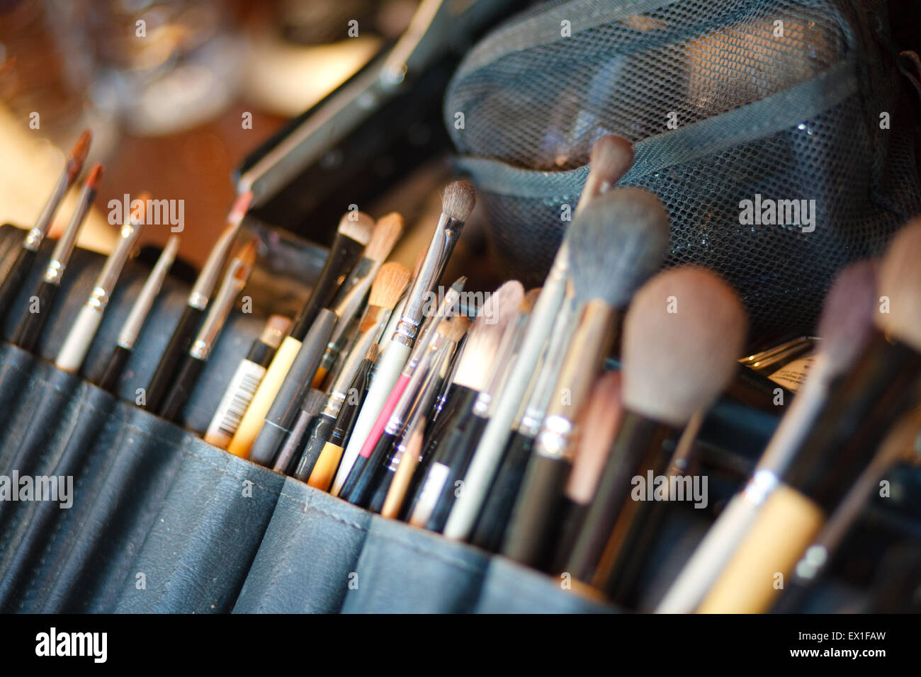 Make-up-Künstler arbeiten Fachberuf Stockfoto