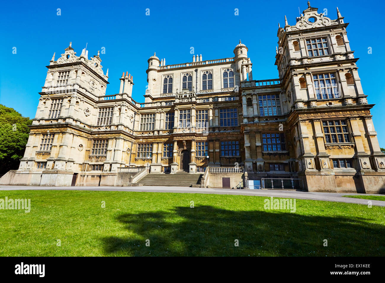 Ansicht von Wollaton Hall, Nottingham, England, UK. Stockfoto