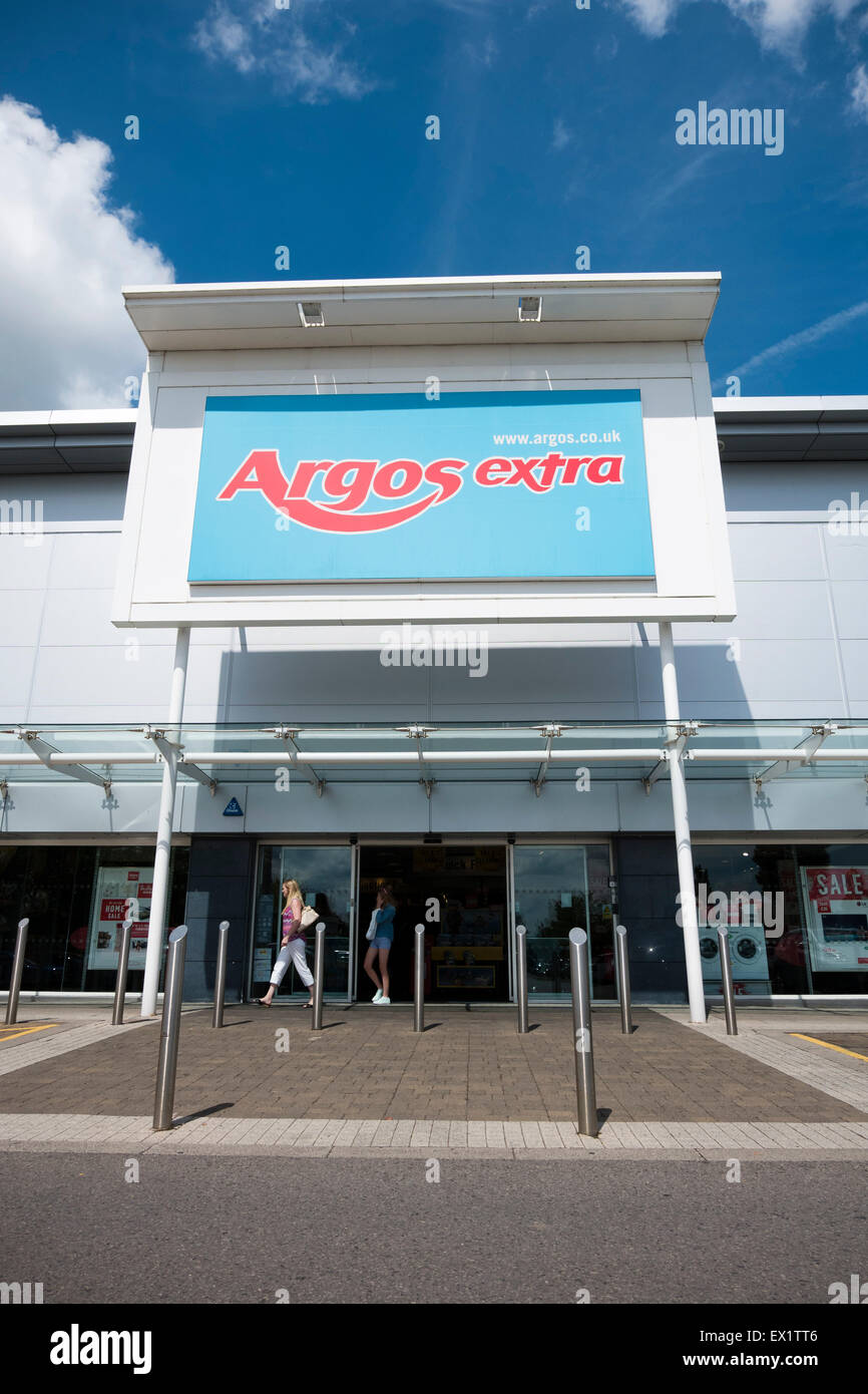 Argos zusätzlichen Speicher, UK Stockfoto