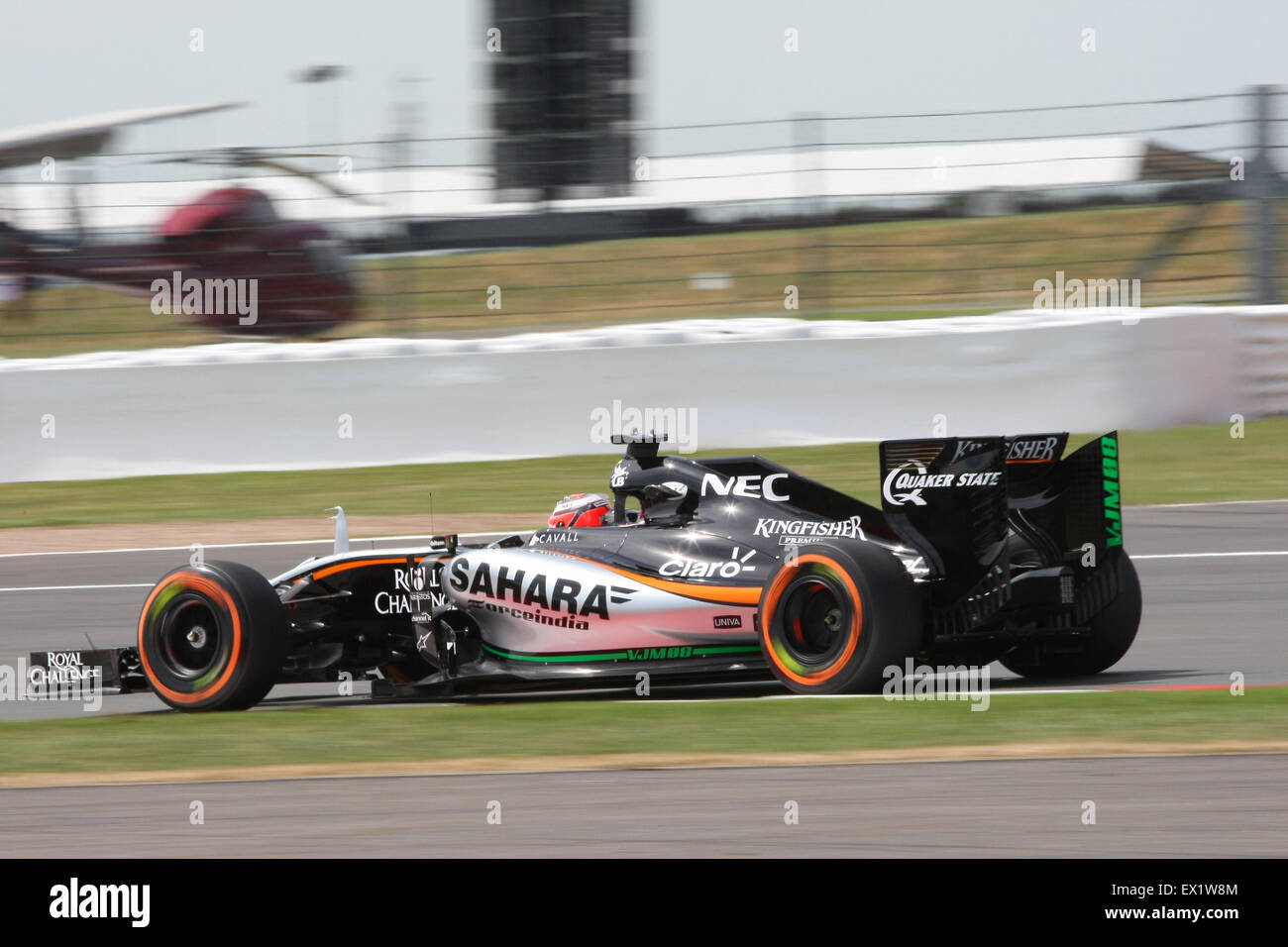 Nico Hülkenberg (Ger) in seinem Sahara Force India im qualifying zum Grand Prix am Sonntag Stockfoto