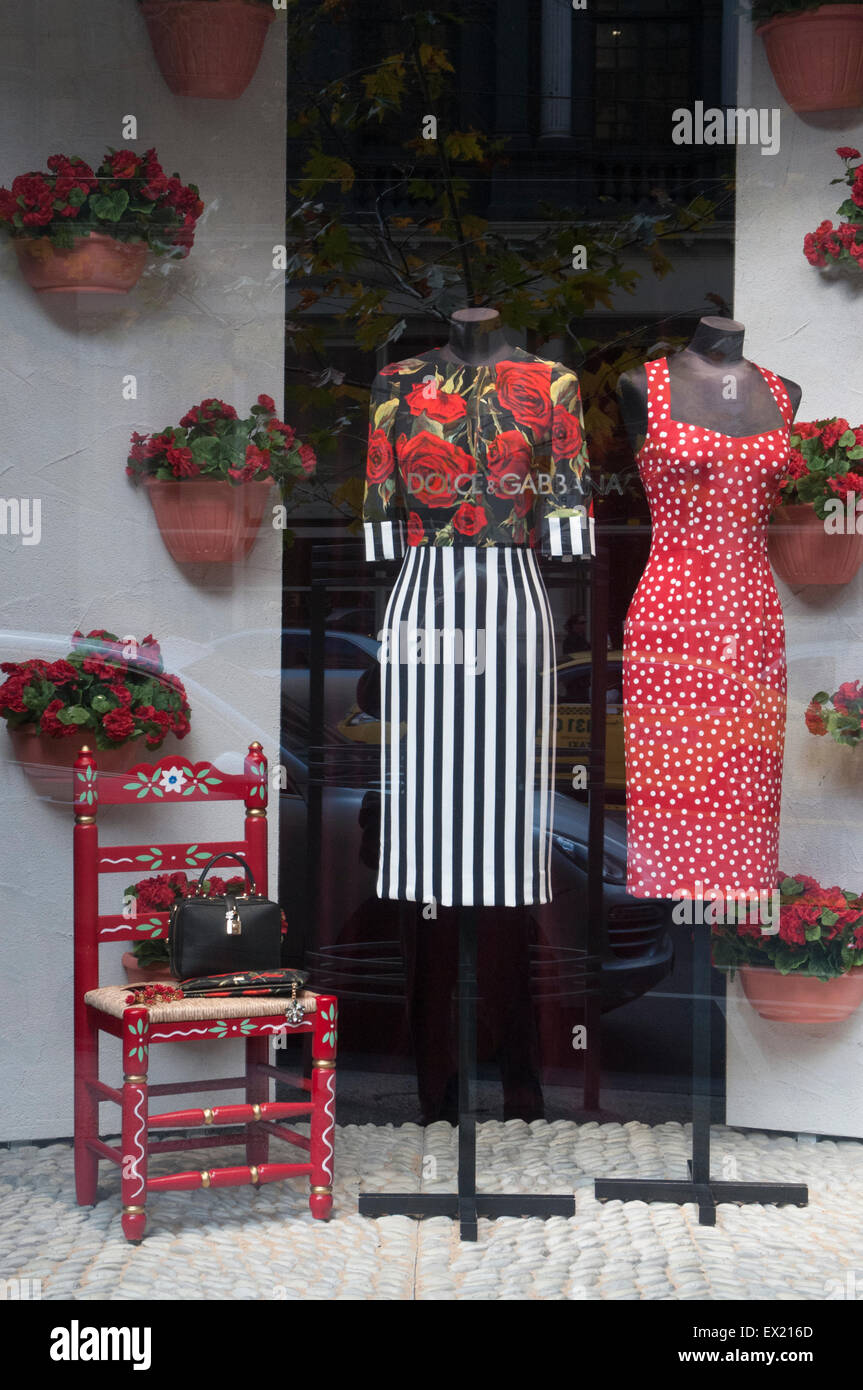 Designer-Boutique in der Collins Street, Melbourne Stockfoto