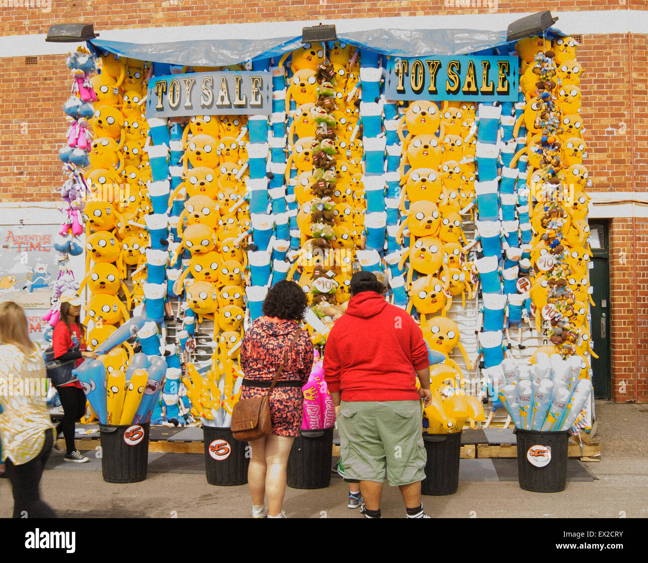 Fahrten und Vergnügungen auf Royal Adelaide Show, South Australia. Stockfoto