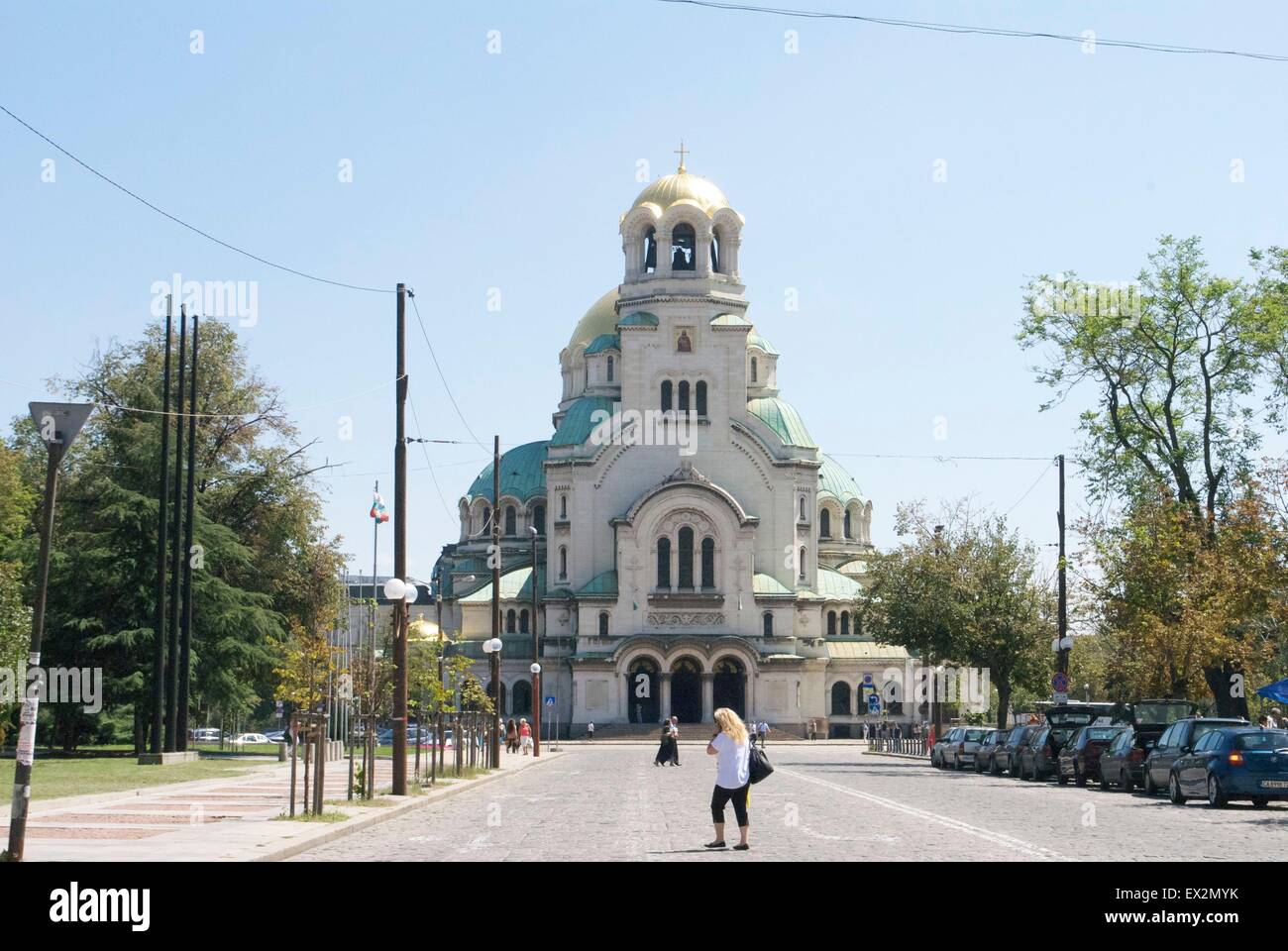 St. Alexander-Newski-Kathedrale in Sofia Bulgarien Stockfoto