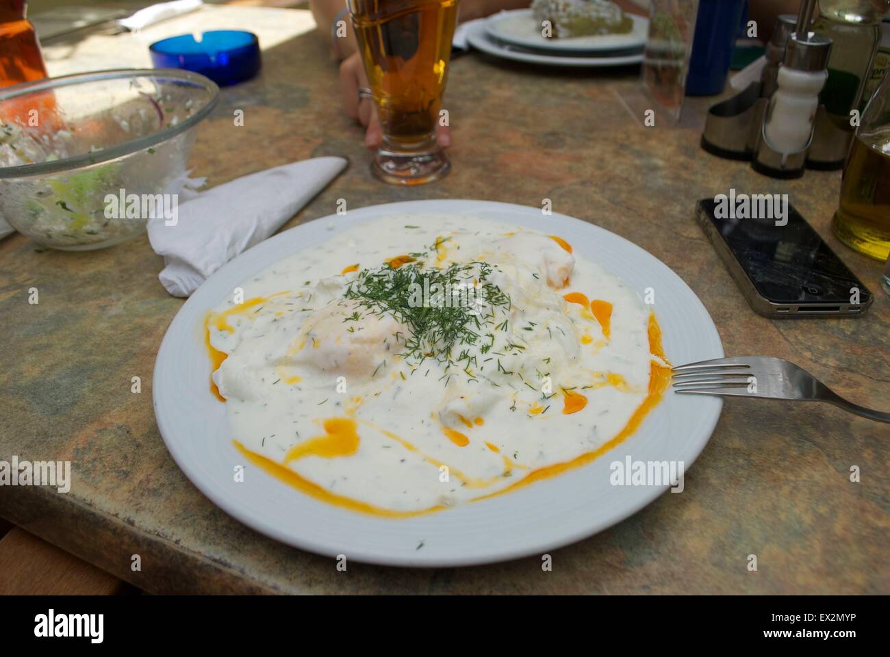 Bulgarische leckeres Essen Stockfoto