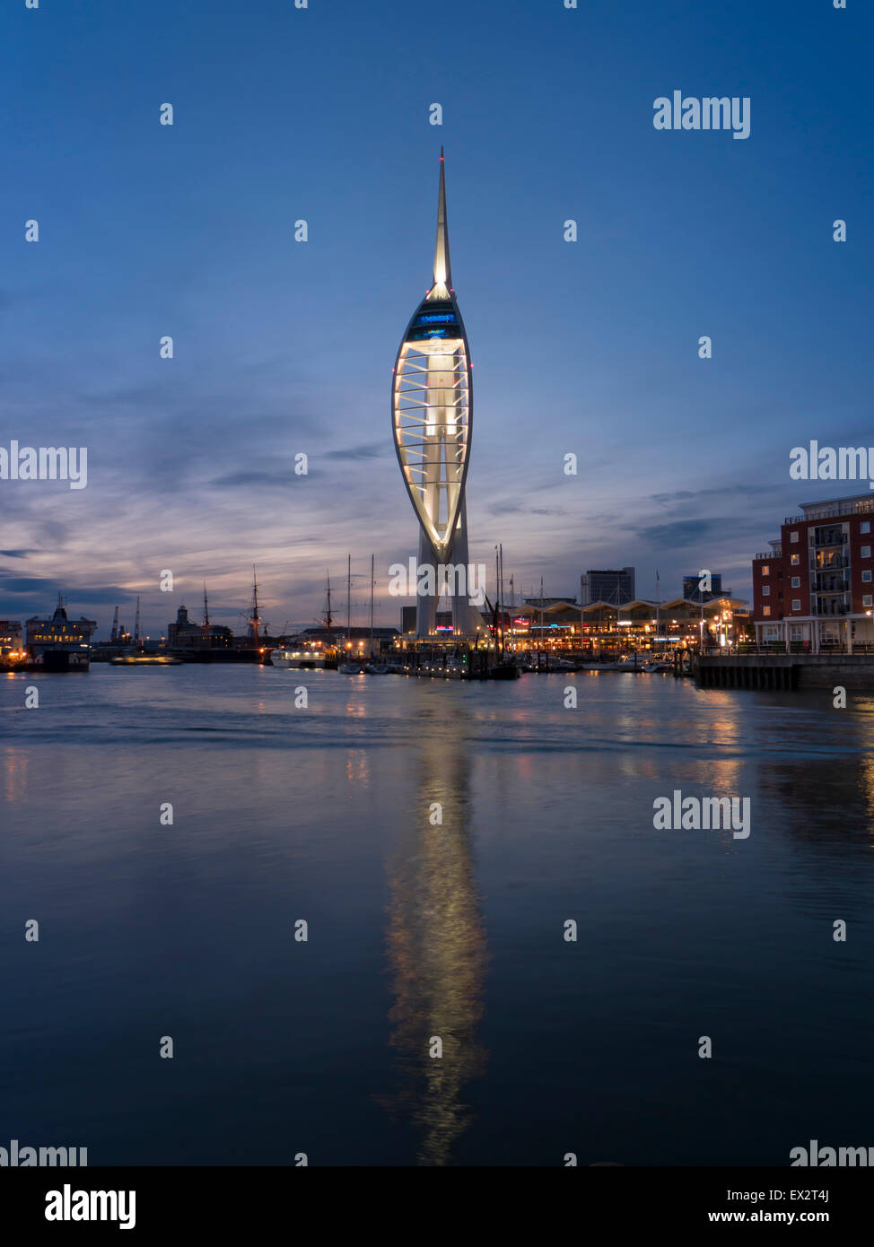 Europa, Großbritannien, England, Hampshire, Portsmouth, Spinnaker tower Stockfoto