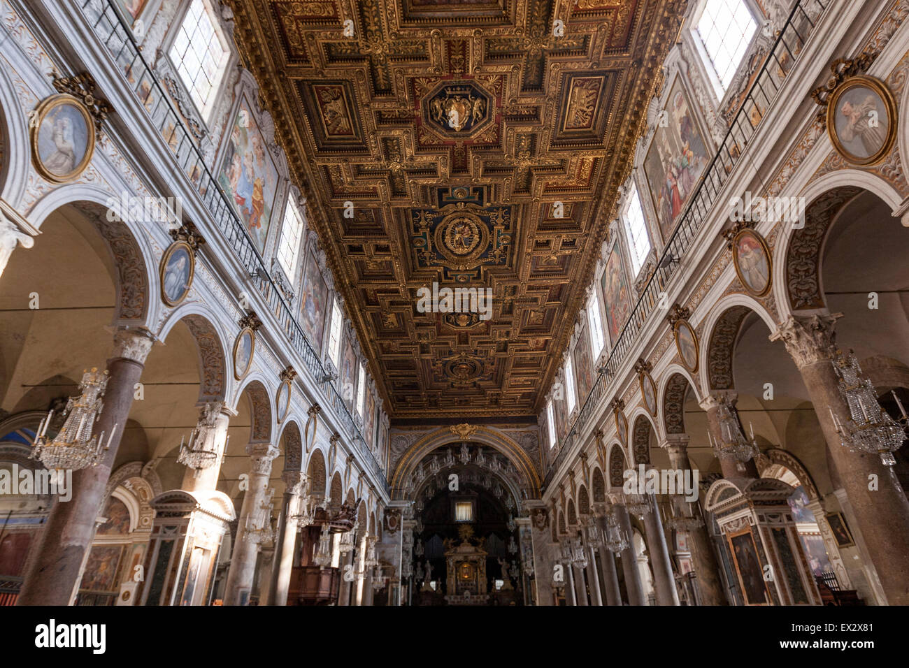 Basilika St. Maria von den Altar des Himmels ist ein titular Basilika in Rom, befindet sich auf dem höchsten Gipfel des der Campidoglio Stockfoto