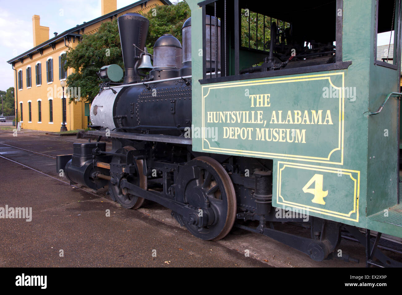 Das historische Huntsville Depot, Huntsville, AL Stockfoto