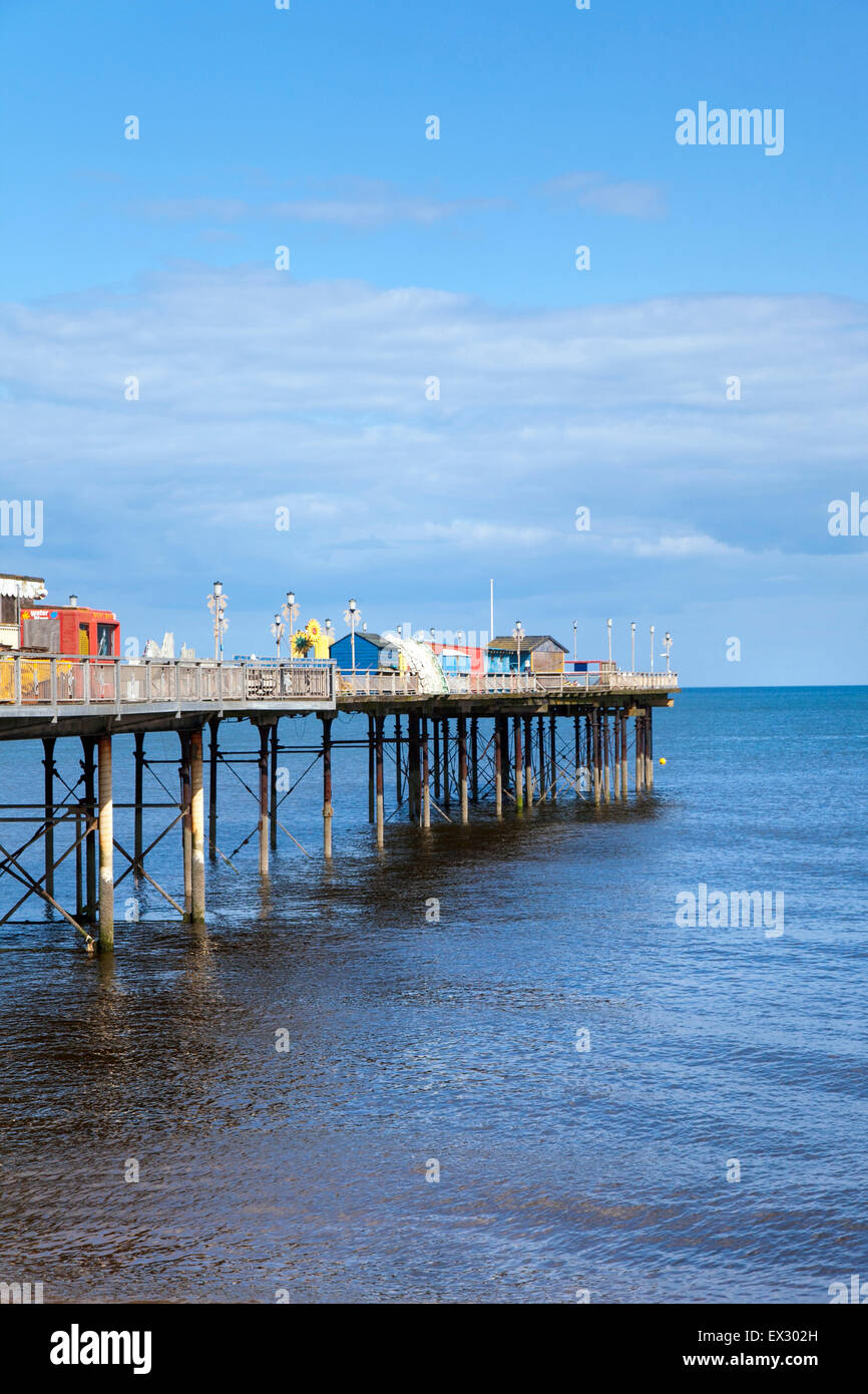 Pier am Strand Teignmouth, Devon, England Stockfoto