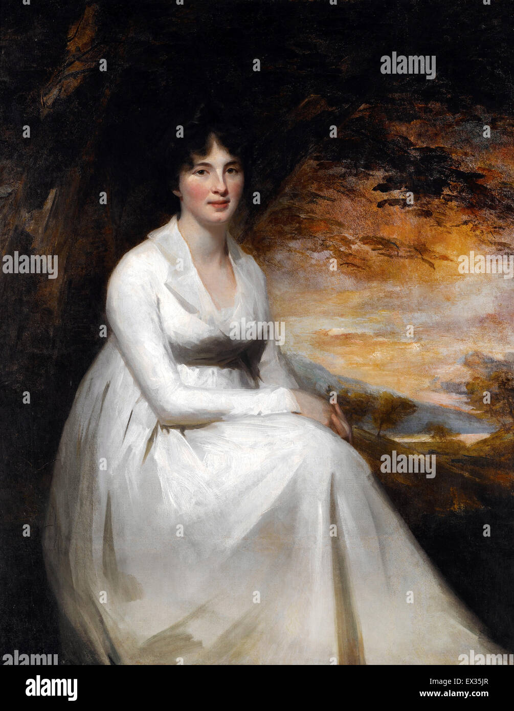 Henry Raeburn, Frau Macdowall. Um 1800. Öl auf Leinwand. Indianapolis Museum of Art, USA. Stockfoto