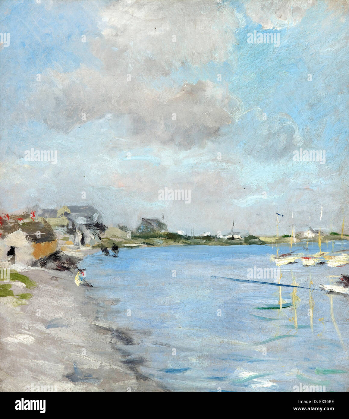Charles Webster Hawthorne, Skizze, Hyannisport 1903 Öl auf Leinwand. Indianapolis Museum of Art, USA. Stockfoto