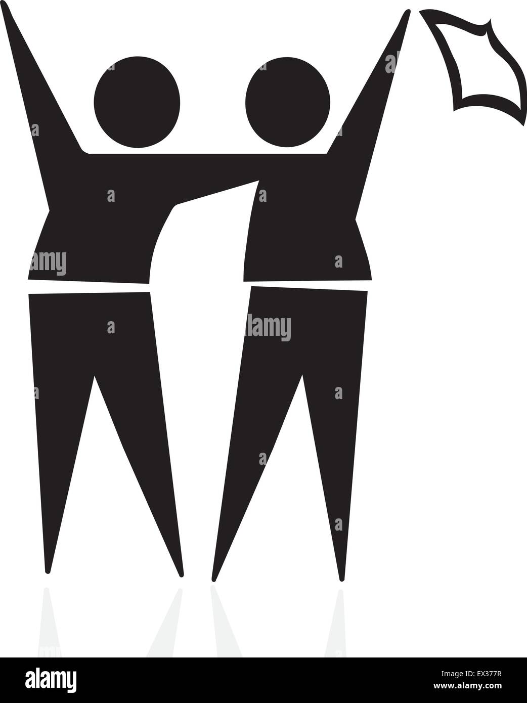 Leben des berühmten Symbole Stock Vektor