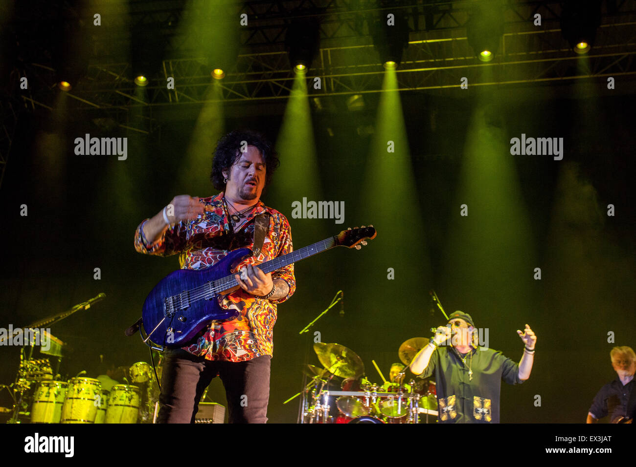 Amerikanische Rockband Toto bei Konzert in Ljubljana Stockfoto