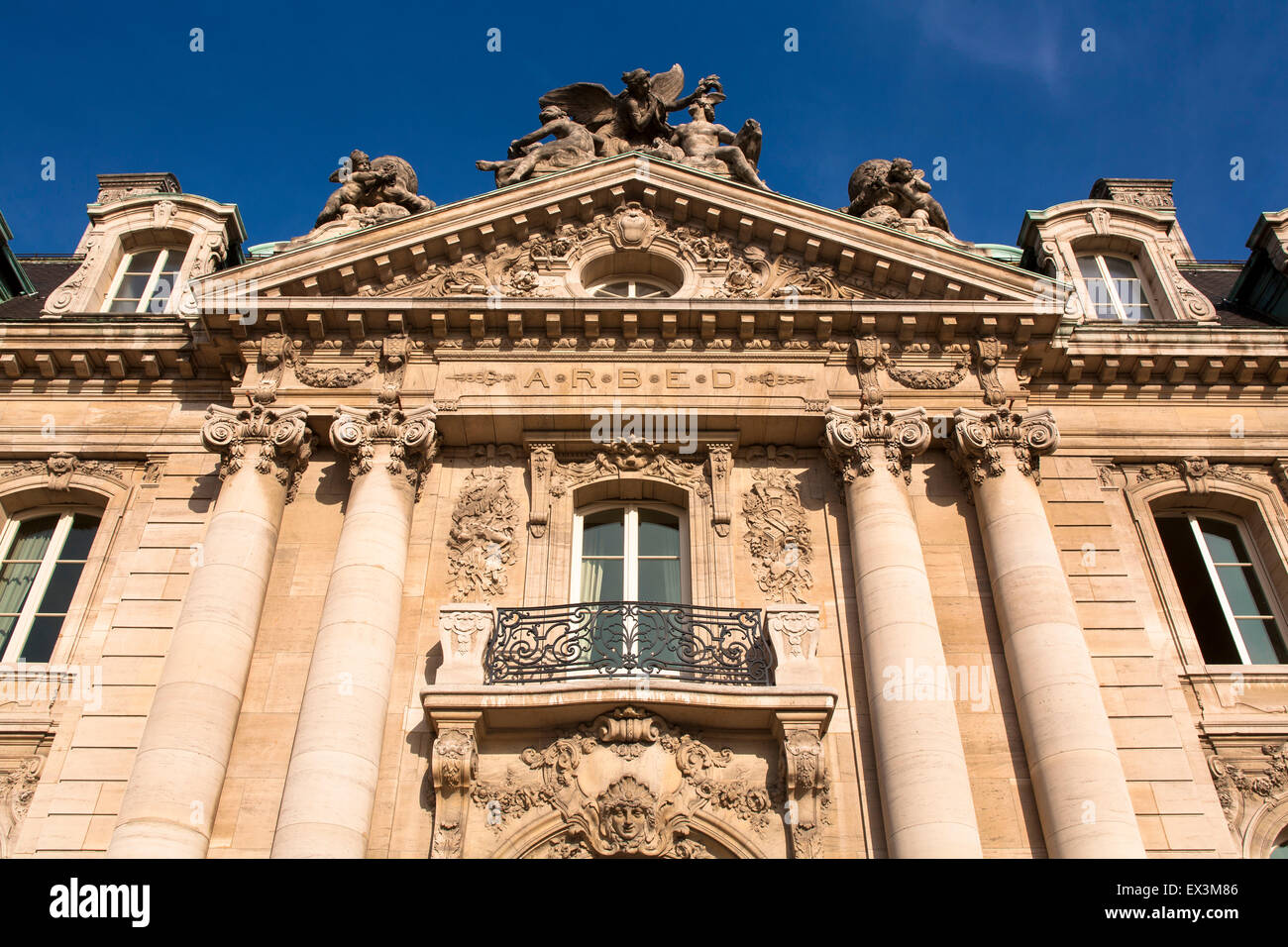LUX, Luxemburg, Luxemburg-Stadt, Sitz der weltgrößte Stahlkonzern ARCELOR, vormals ARBED, Avenue De La Libert Stockfoto