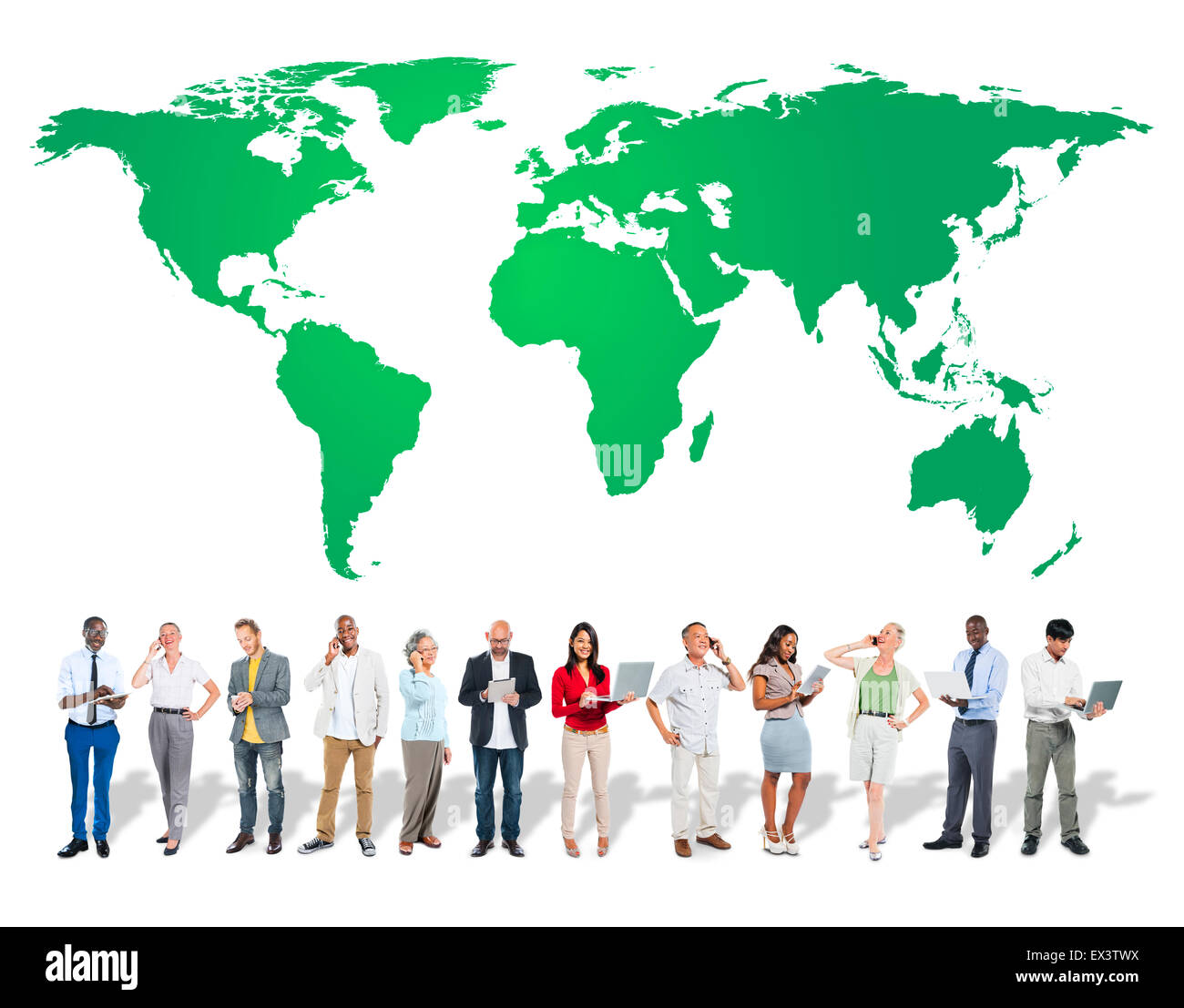 Globale Erhaltung Umweltkonzept Green Business Stockfoto