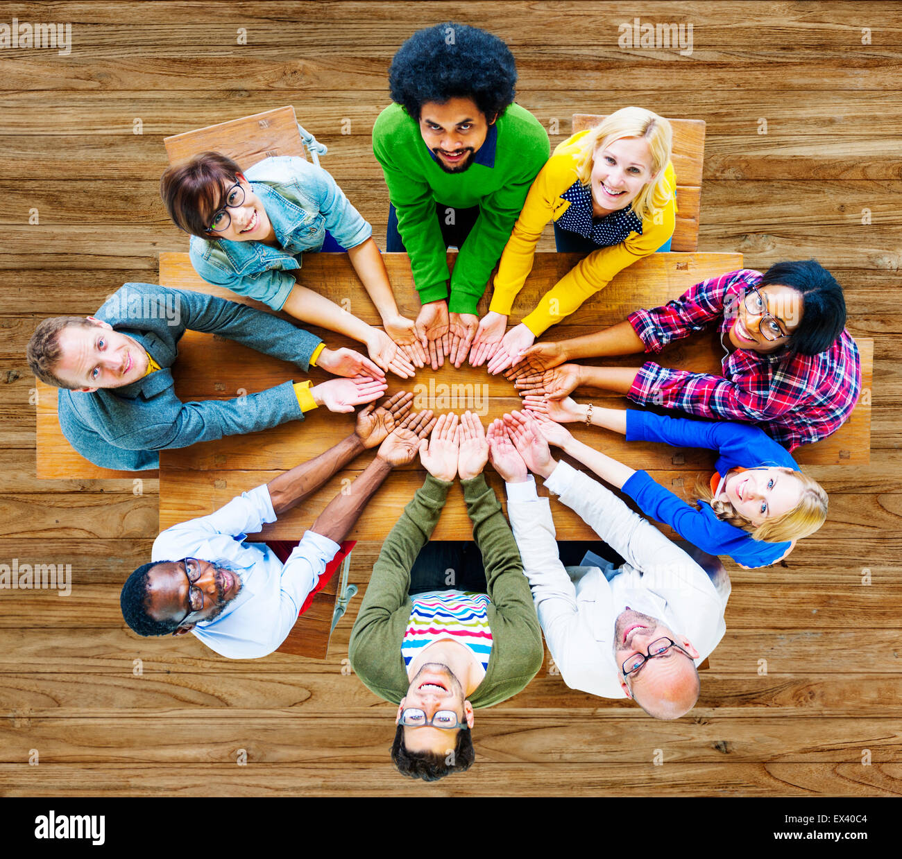 Vielfalt-Menschen Nächstenliebe geben verleihen Einheit Gruppenkonzept Stockfoto