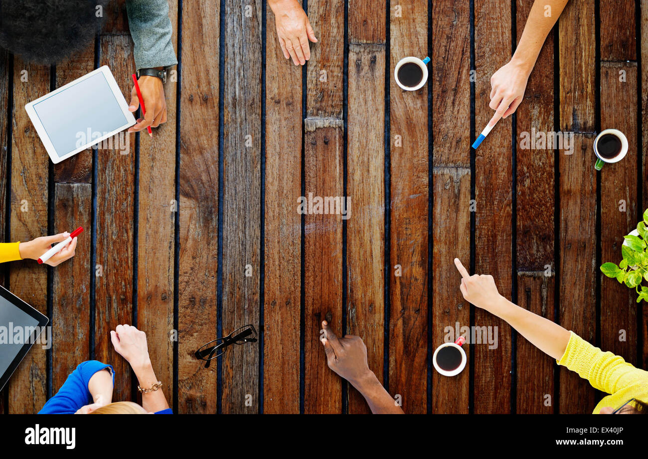 Business-Team Planung Projekt Meeting-Konzept Stockfoto