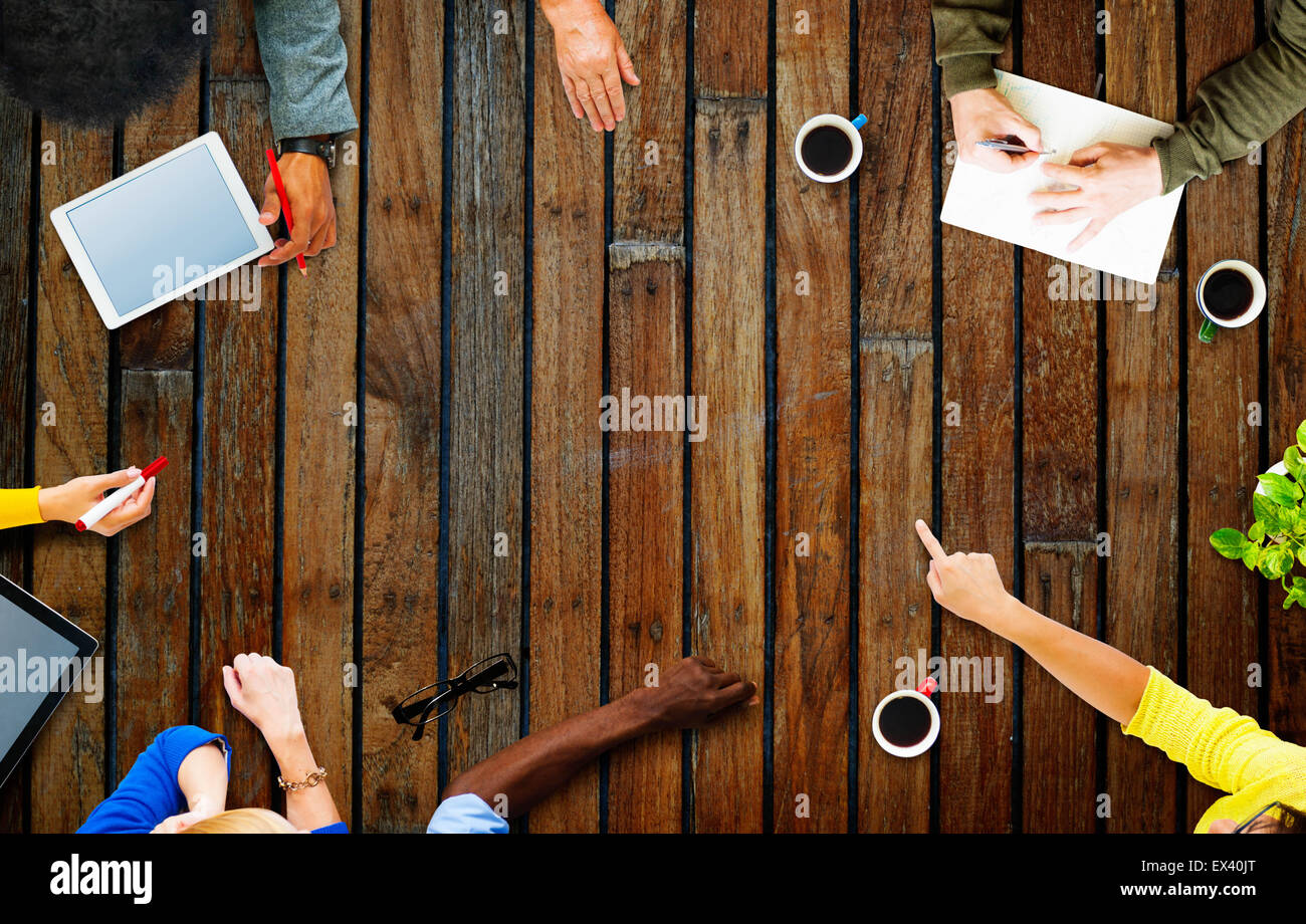 Business-Team Planung Projekt Meeting-Konzept Stockfoto