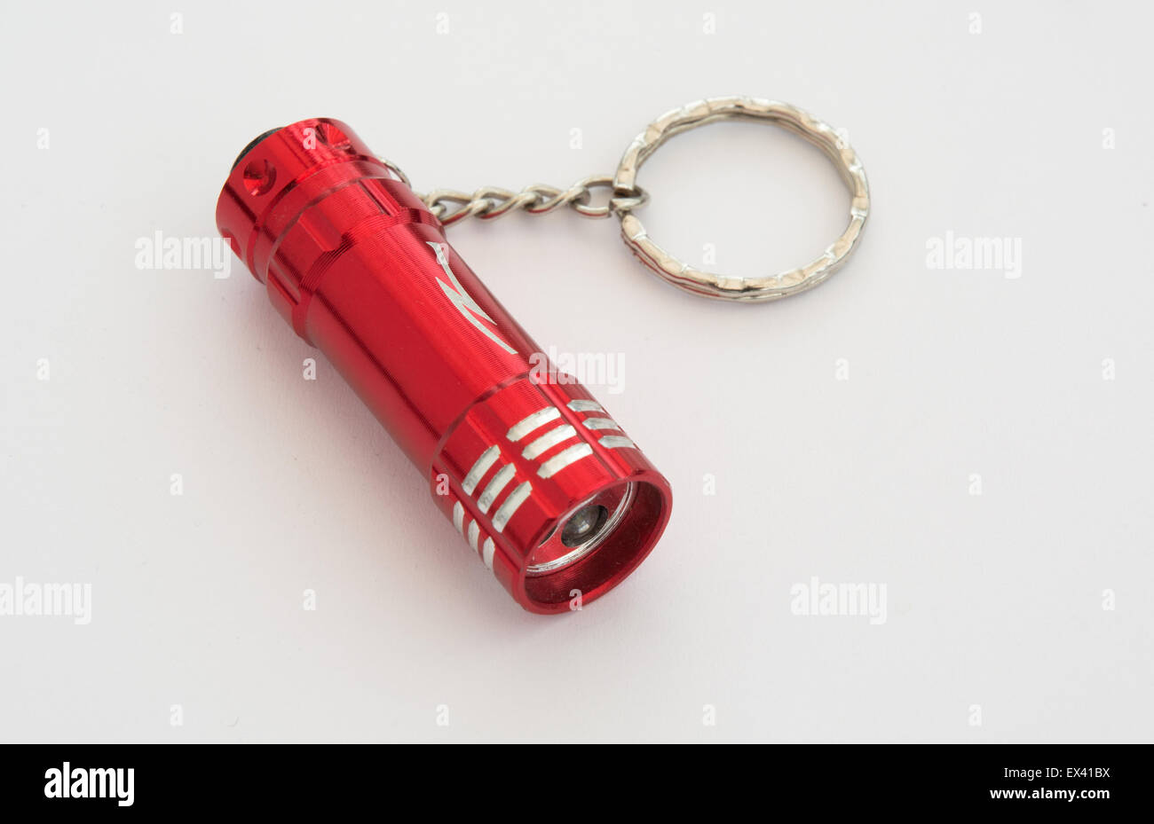 kleinen Schlüsselanhänger Taschenlampe Stockfoto