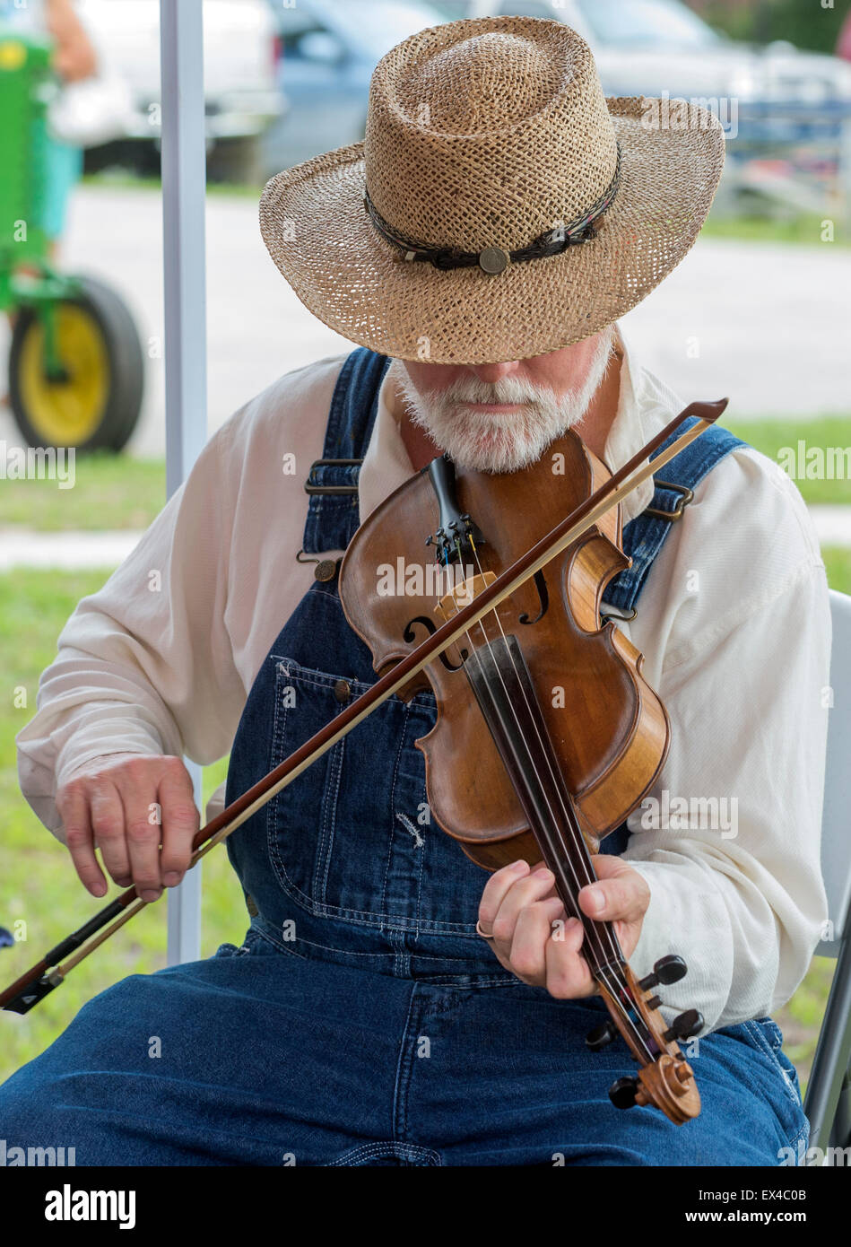 Pioneer Days Festival im kleinen North Florida Stadt des hohen Federn. Stockfoto