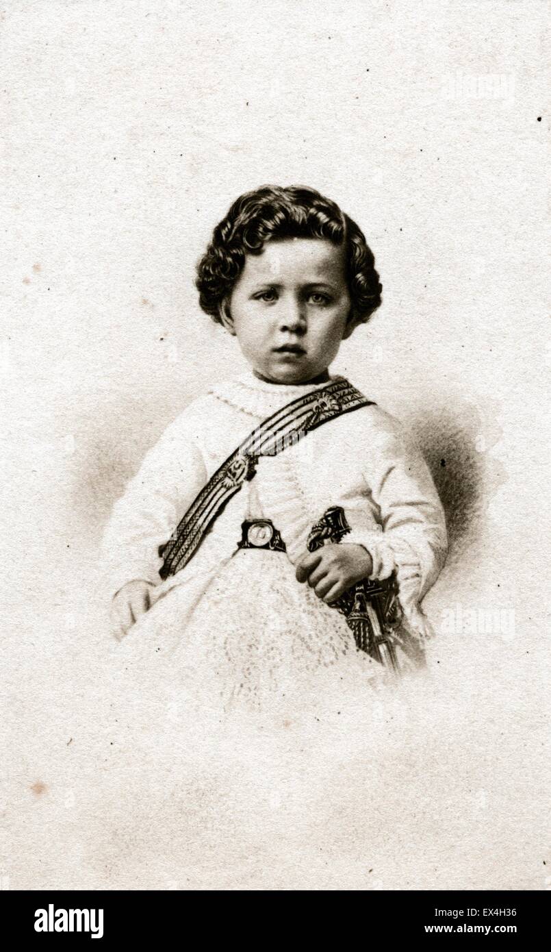 Das Prince Imperial von André Adolphe Eugène Disdéri - ca 1858 Stockfoto