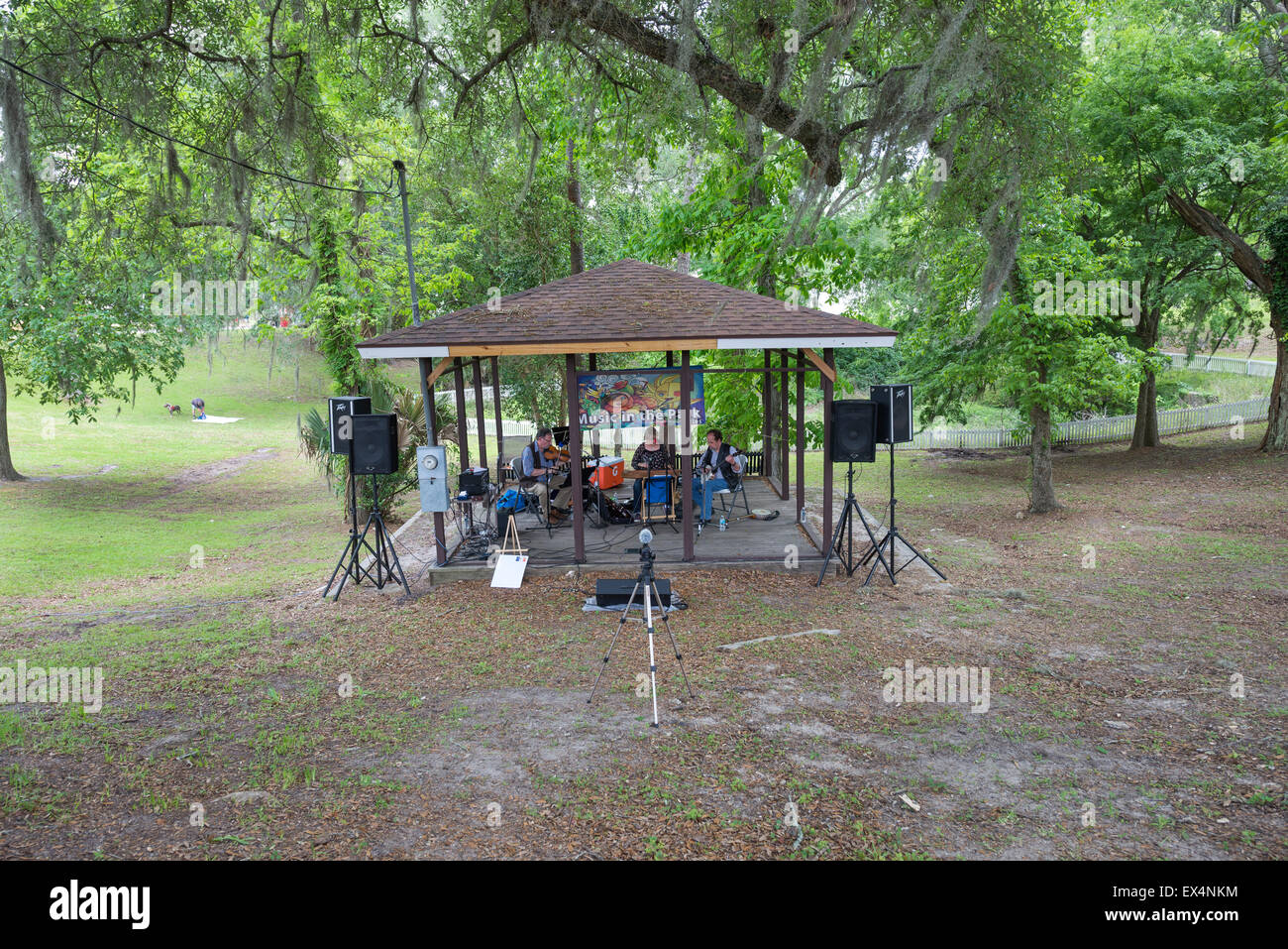 Pioneer Days Festival im kleinen North Florida Stadt des hohen Federn. Stockfoto