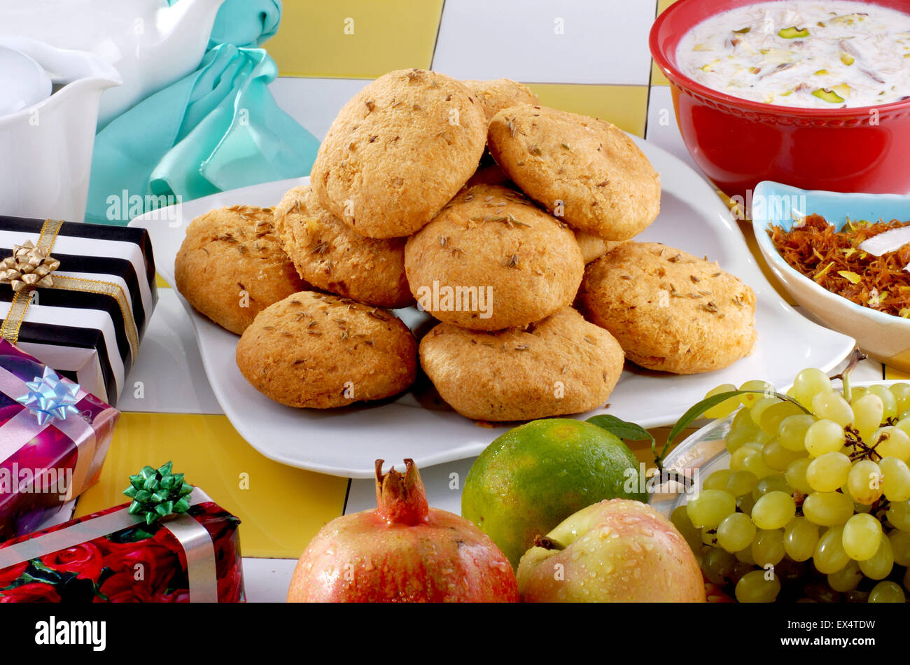 Zeera Kachori spezielle Küche auf Eid Ul Fitr Anlass Stockfoto