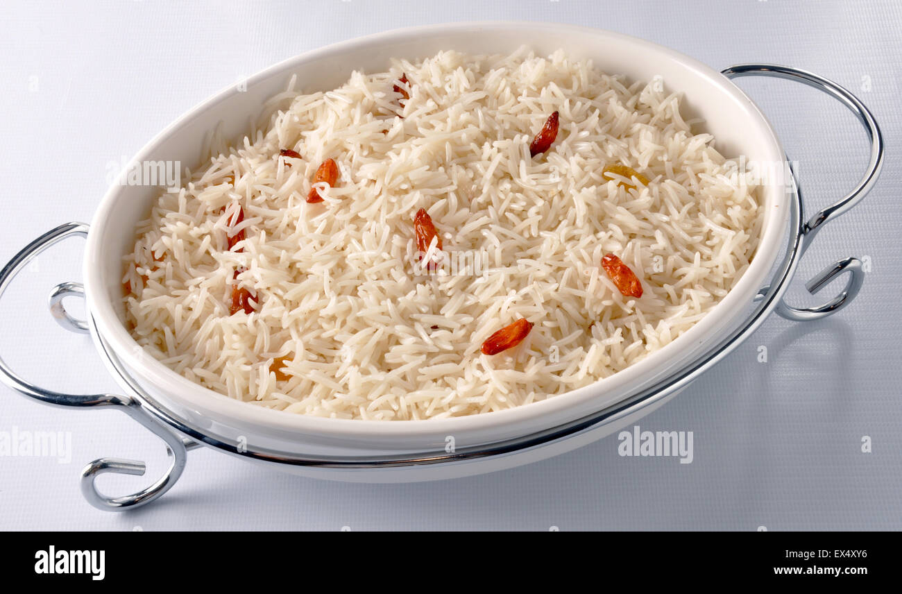 Afghani & Kashmiri Pulao Stockfoto