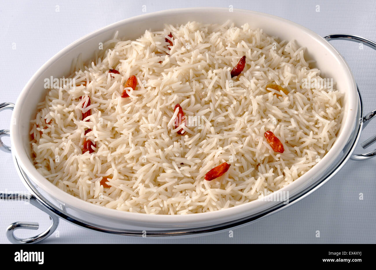 Afghani & Kashmiri Pulao Stockfoto