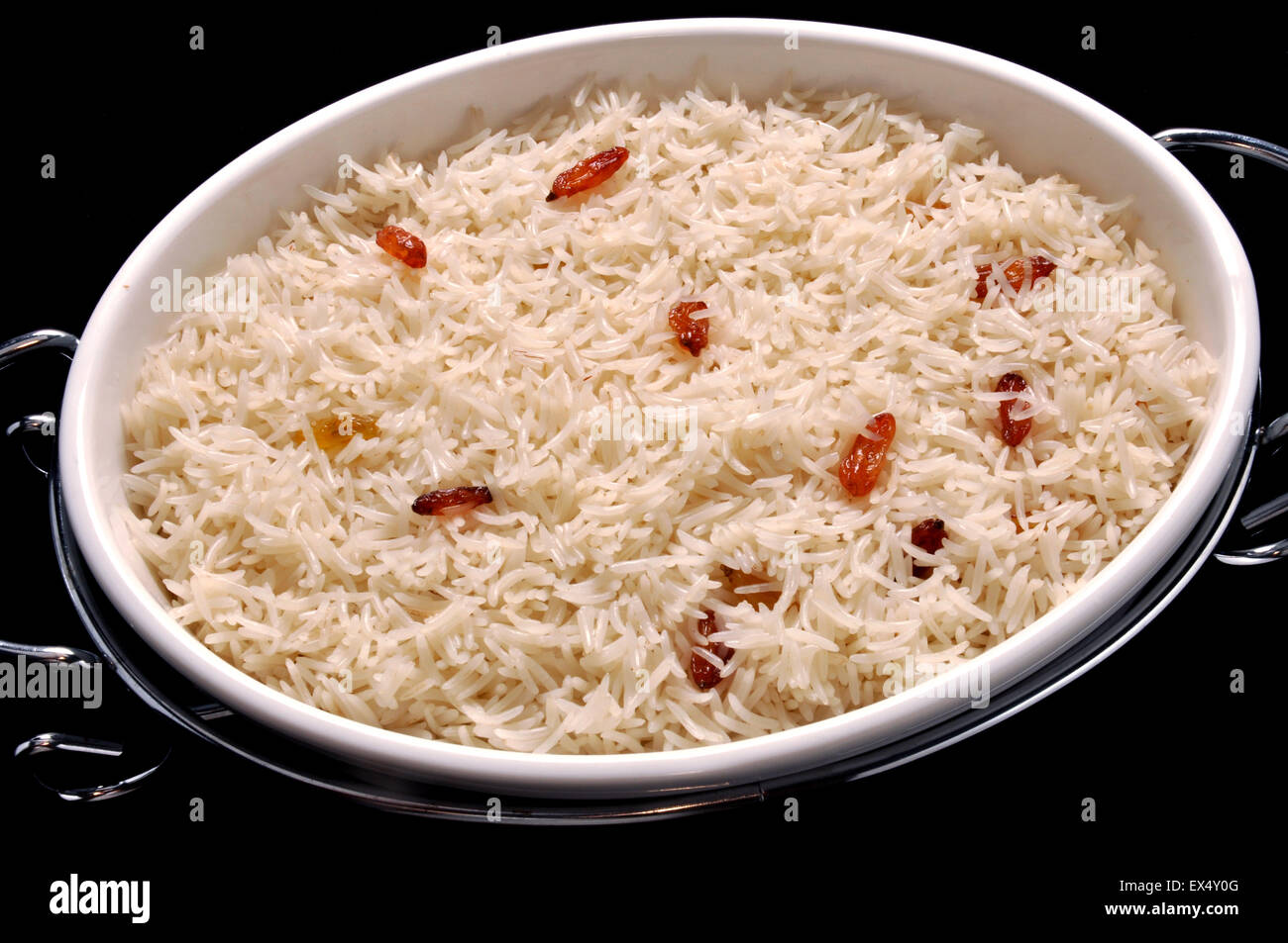 Afghani und Kashmiri Pulao Stockfoto