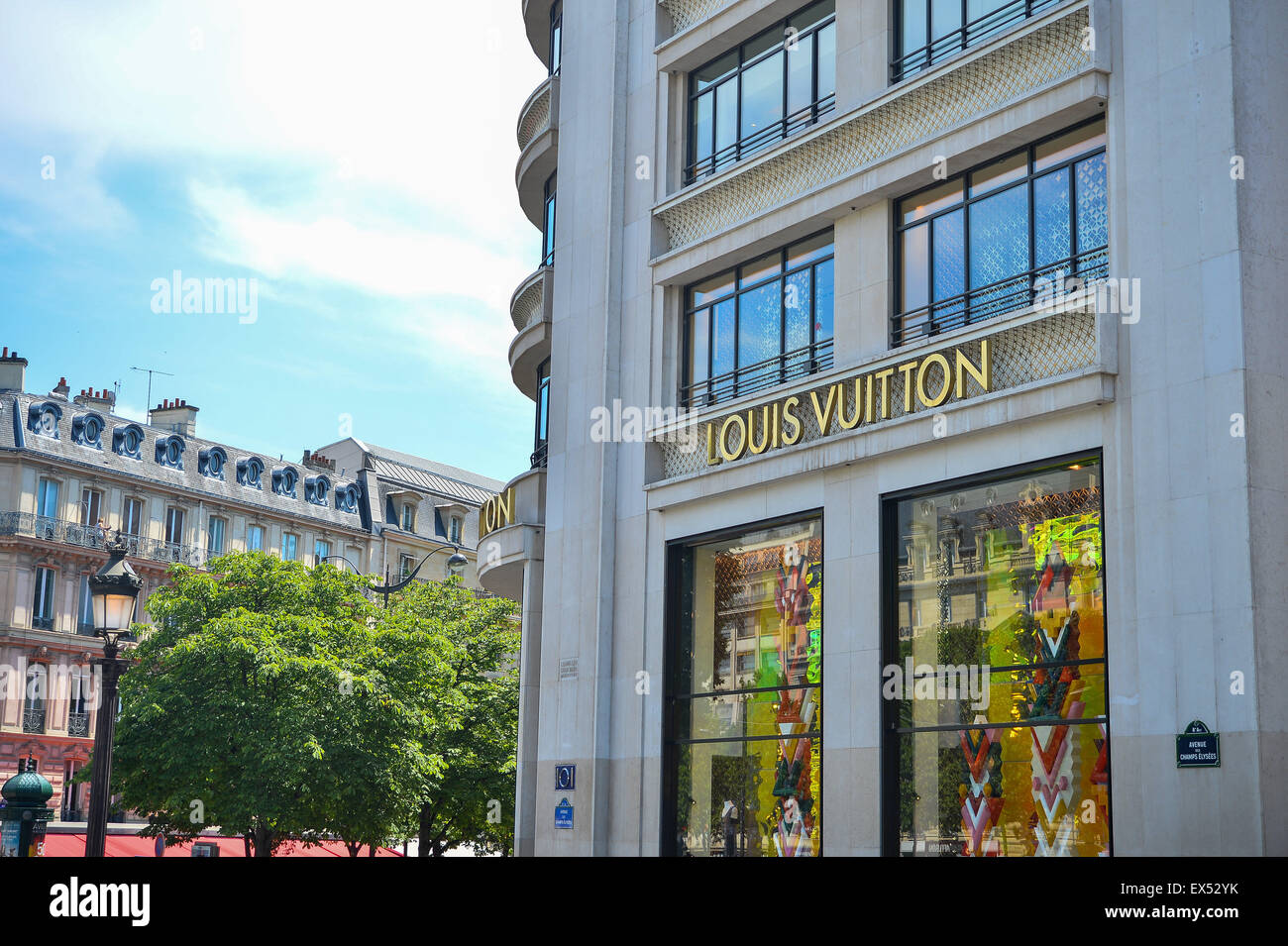 Louis Vuitton Shop Stockfoto
