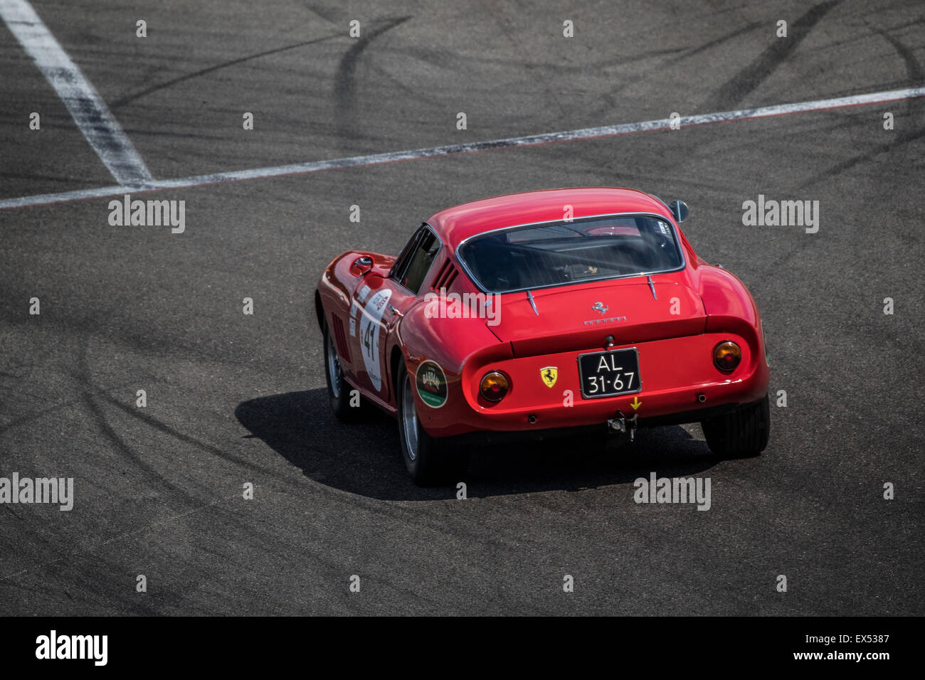 Klassischen Autorennen auf der Spa Classic 2015 Stockfoto