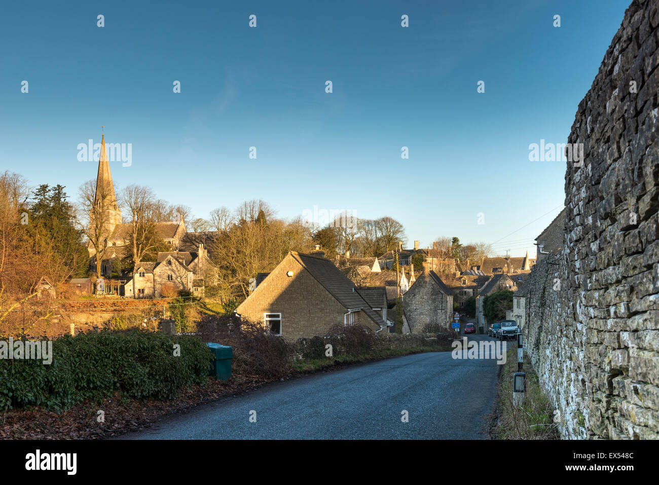 Cotswold Dorf von Bisley, Gloucestershire, UK Stockfoto