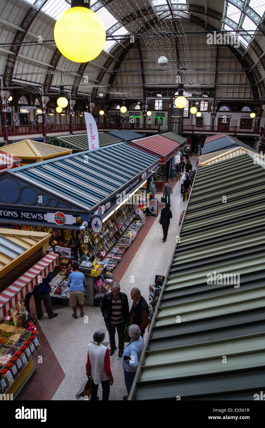 Derby Markthalle, 1866, von Rowland Mason Ordish, Derby, Derbyshire, England Stockfoto
