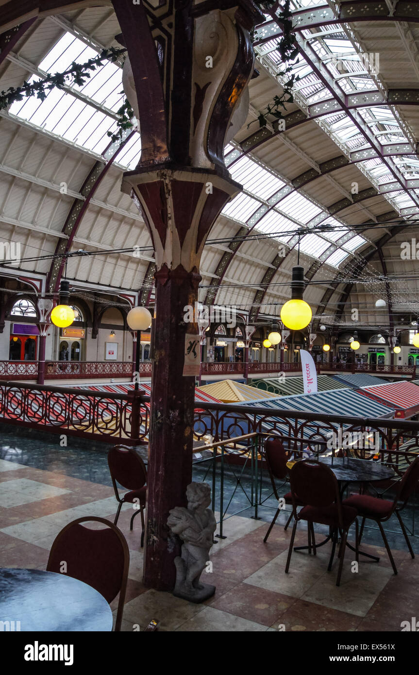 Derby Markthalle, 1866, von Rowland Mason Ordish, Derby, Derbyshire, England Stockfoto