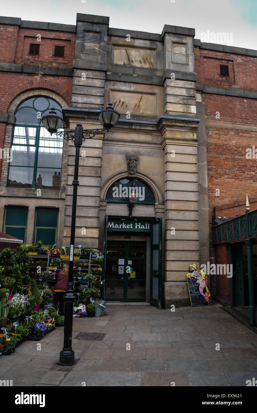 Derby Markthalle, 1866, von Rowland Mason Ordish, Derby, Derbyshire, England Stockfoto