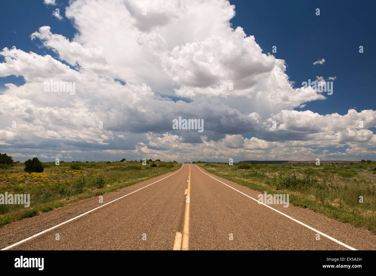 Route 102 in New Mexico Stockfoto